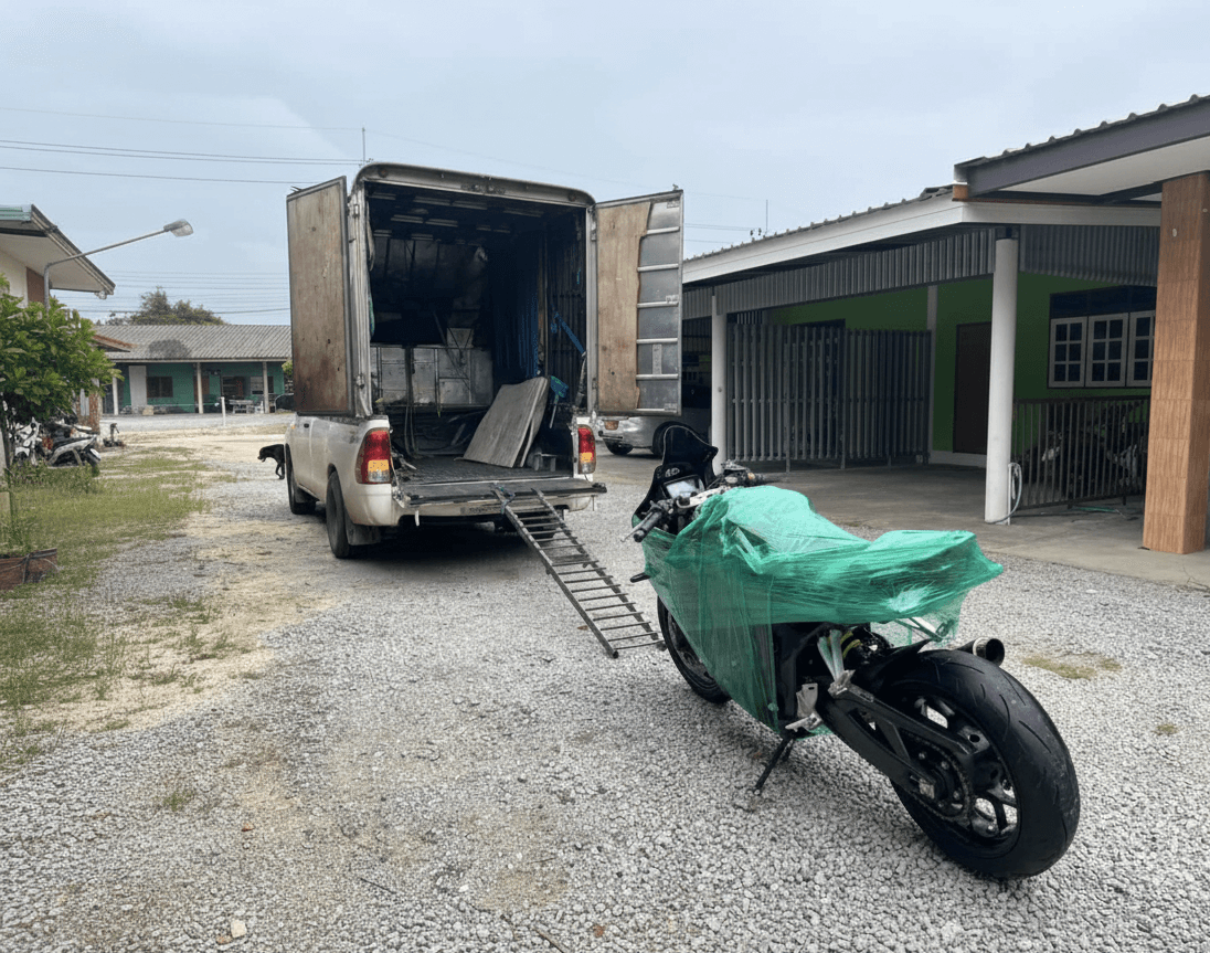 ขนส่งมอเตอร์ไซค์ LPF Transport (ตัวอย่าง)